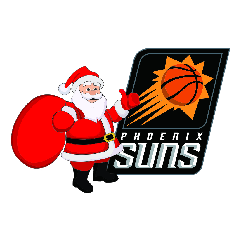 Phoenix Suns Santa Claus Logo iron on paper